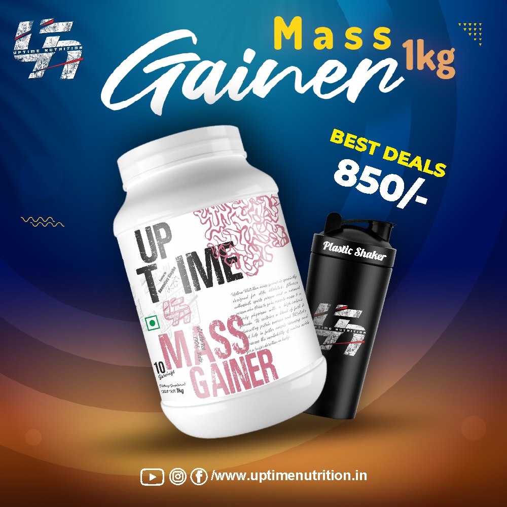 Mass Gainer 1kg Chocolate - uptimenutrition